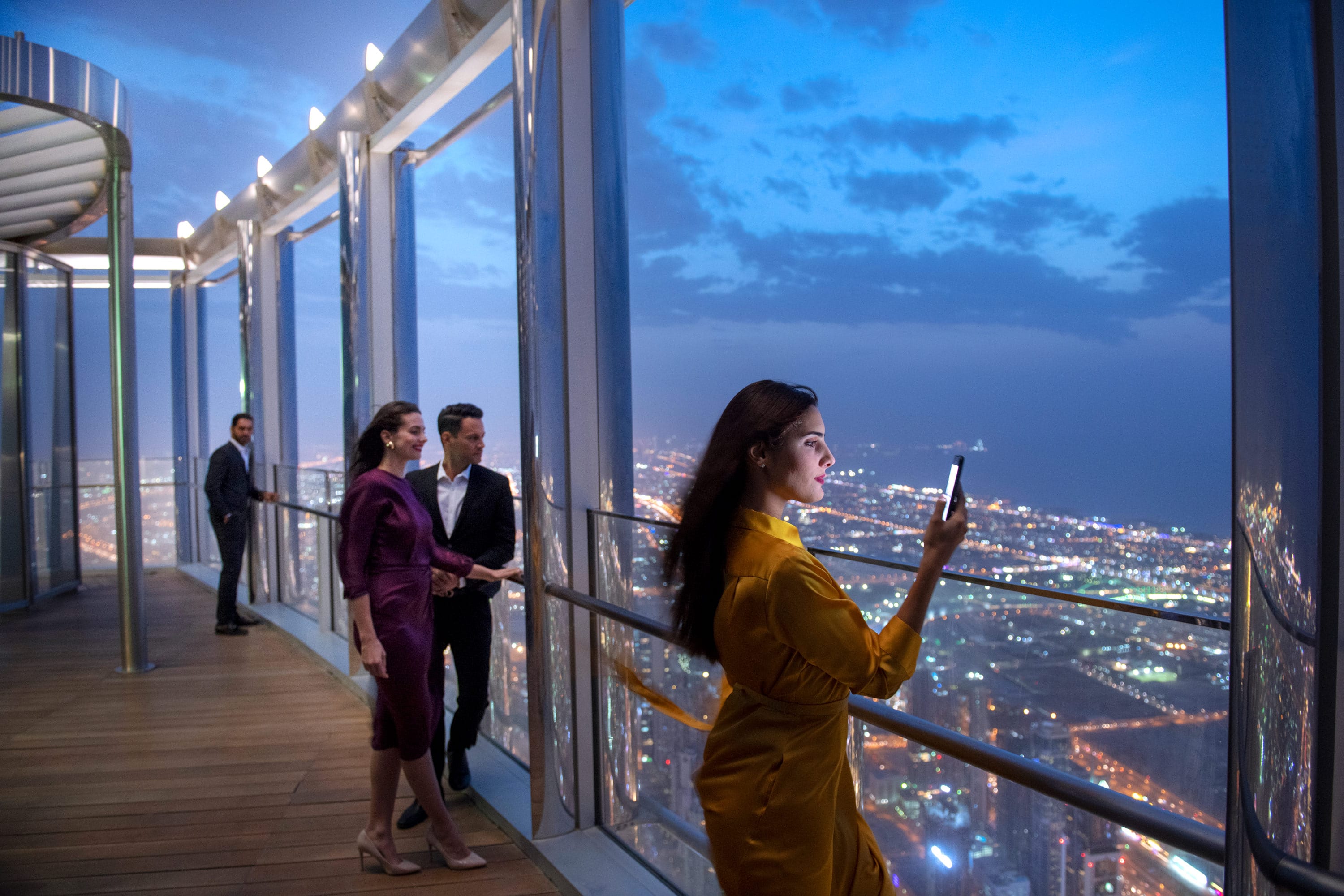 Lounge in Burj Khalifa