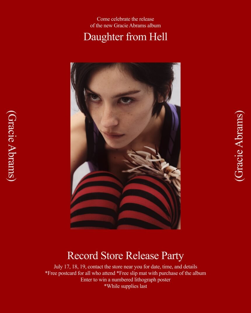 Gracie Abrams Just Turned 306 Independent Record Stores Into One Giant Release Party for "Daughter From Hell"