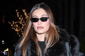 Hailey Bieber's Miu Miu Return Isn't Just Eyewear — It's a Full Campaign Built on Contrast