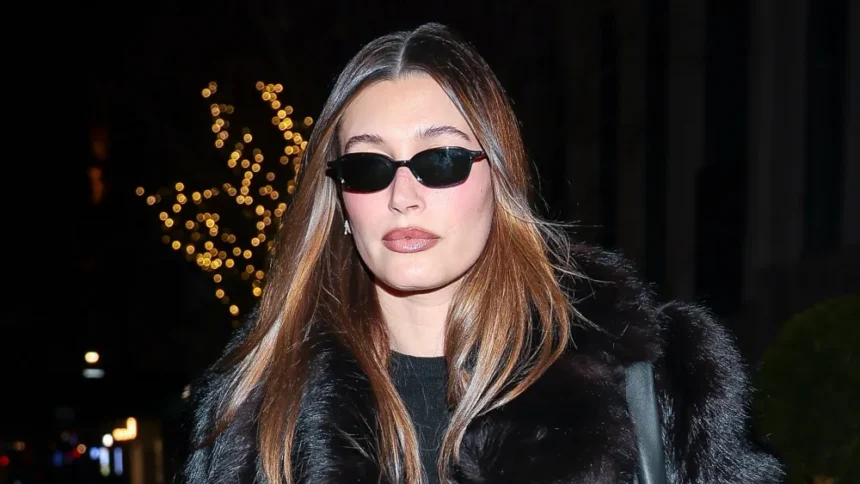 Hailey Bieber's Miu Miu Return Isn't Just Eyewear — It's a Full Campaign Built on Contrast